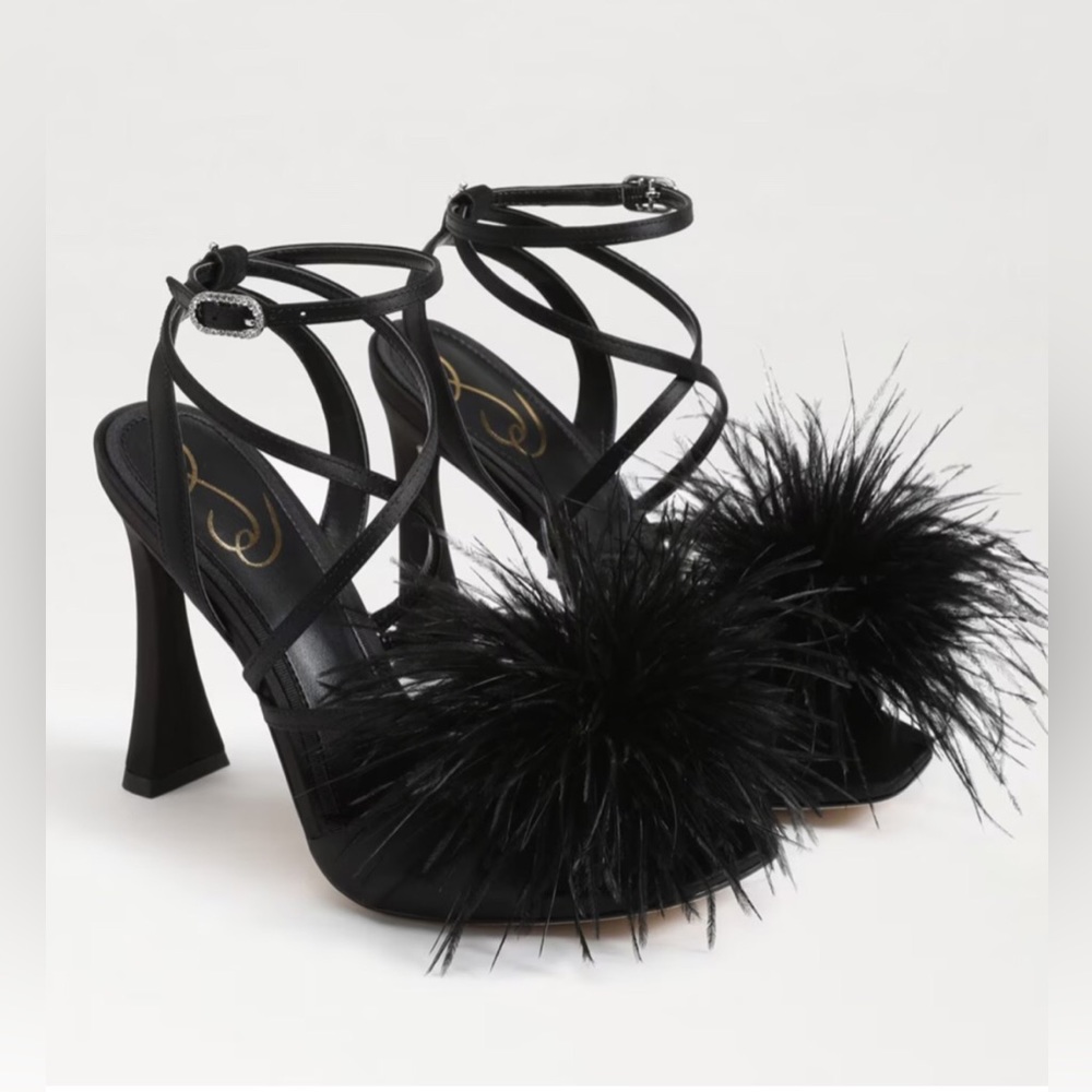 Sam Edelman Layton Feather Strappy Heel